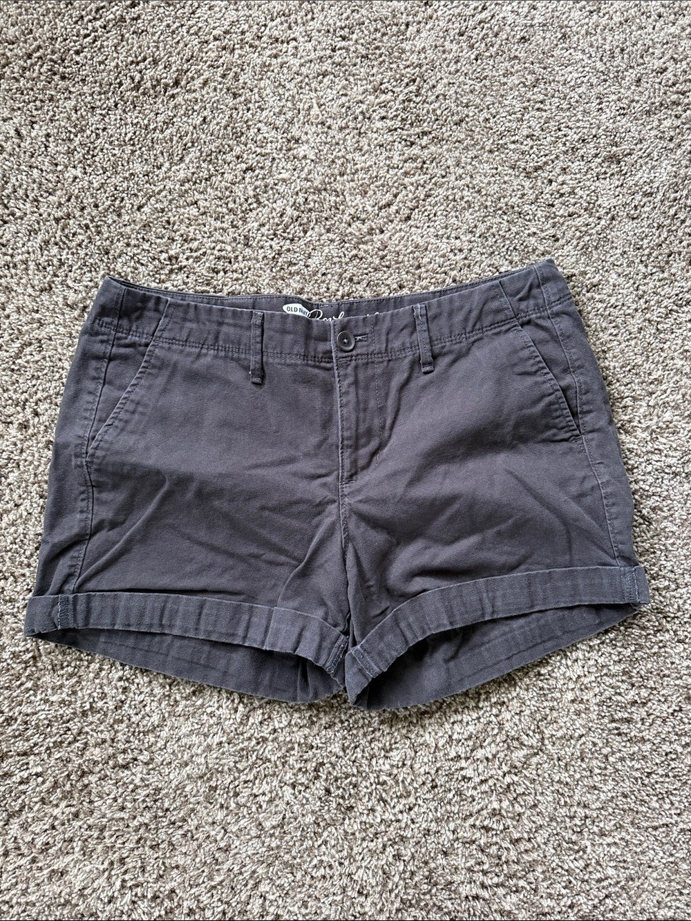 Old Navy Brown Roll-Hem Boyfriend Women's Shorts 8 Regular